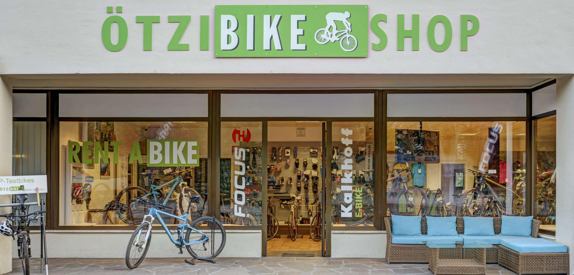 Oetzi Bike Shop a Naturno in Alto Adige. Noleggio, vendita, reparature e abbigliamento.