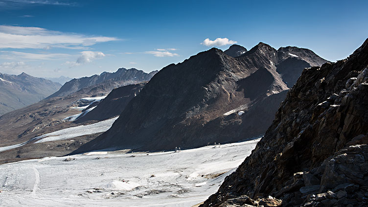 Skigebiet am Schnalstaler Gletscher